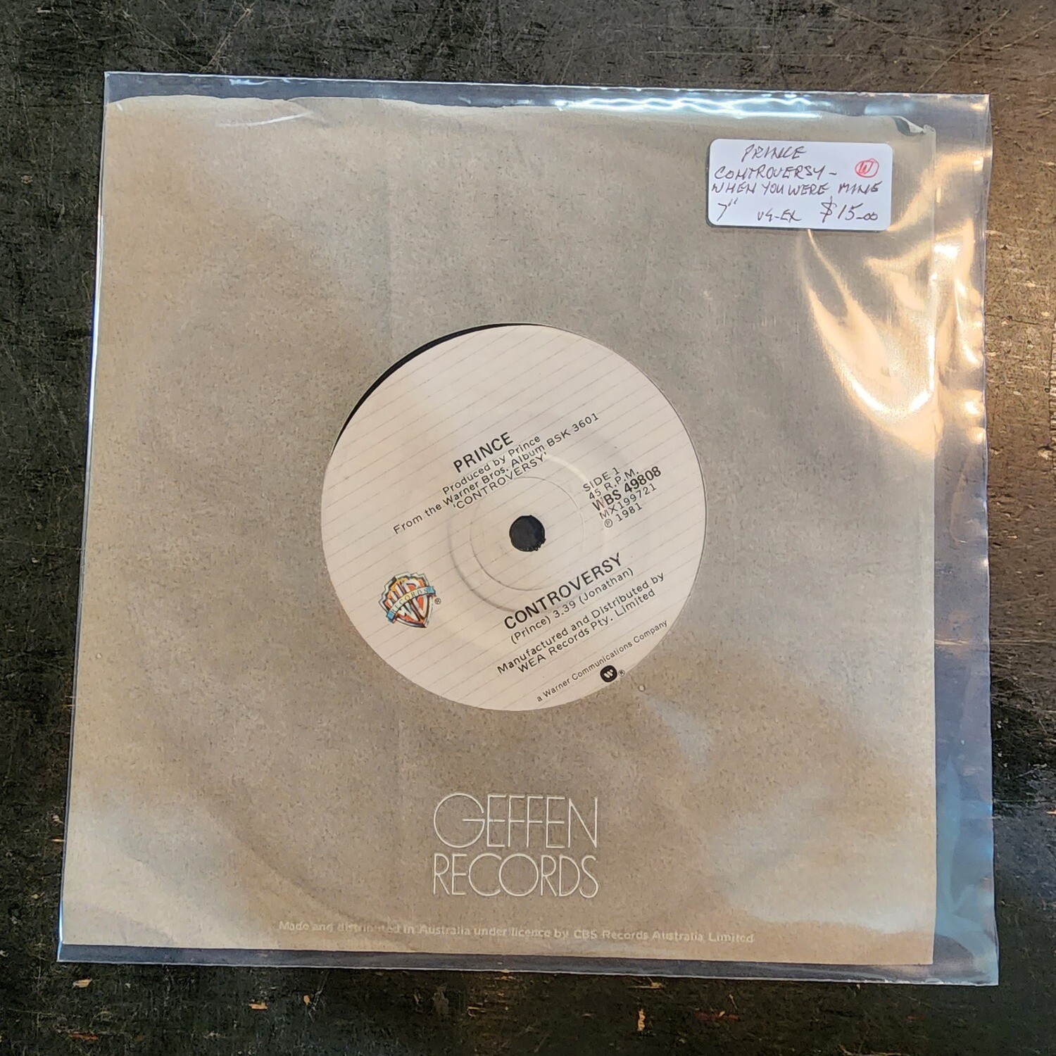 PRINCE CONTROVERSY 7"SINGLE