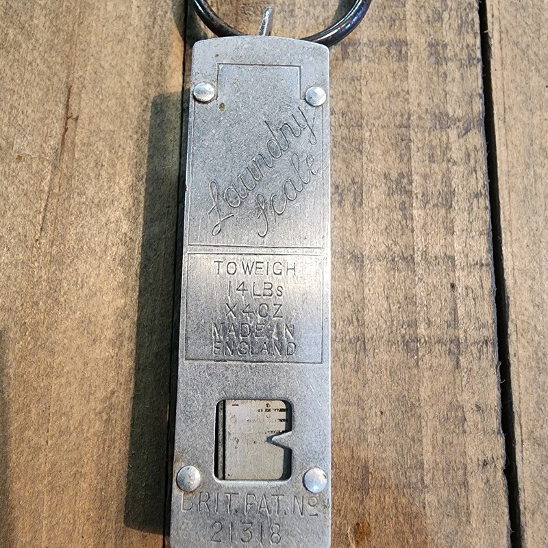 LAUNDRY SCALE 14LB ENGLAND