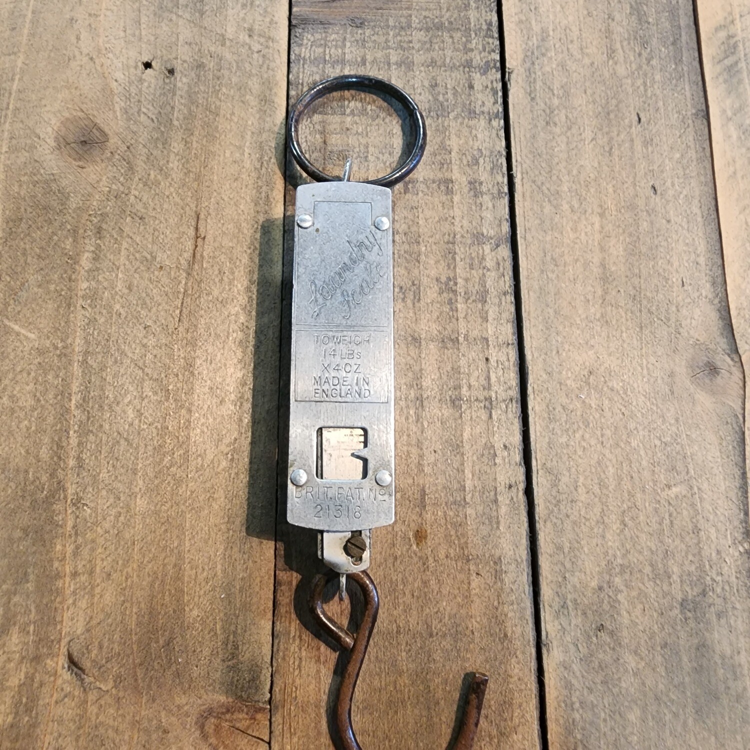 LAUNDRY SCALE 14LB ENGLAND