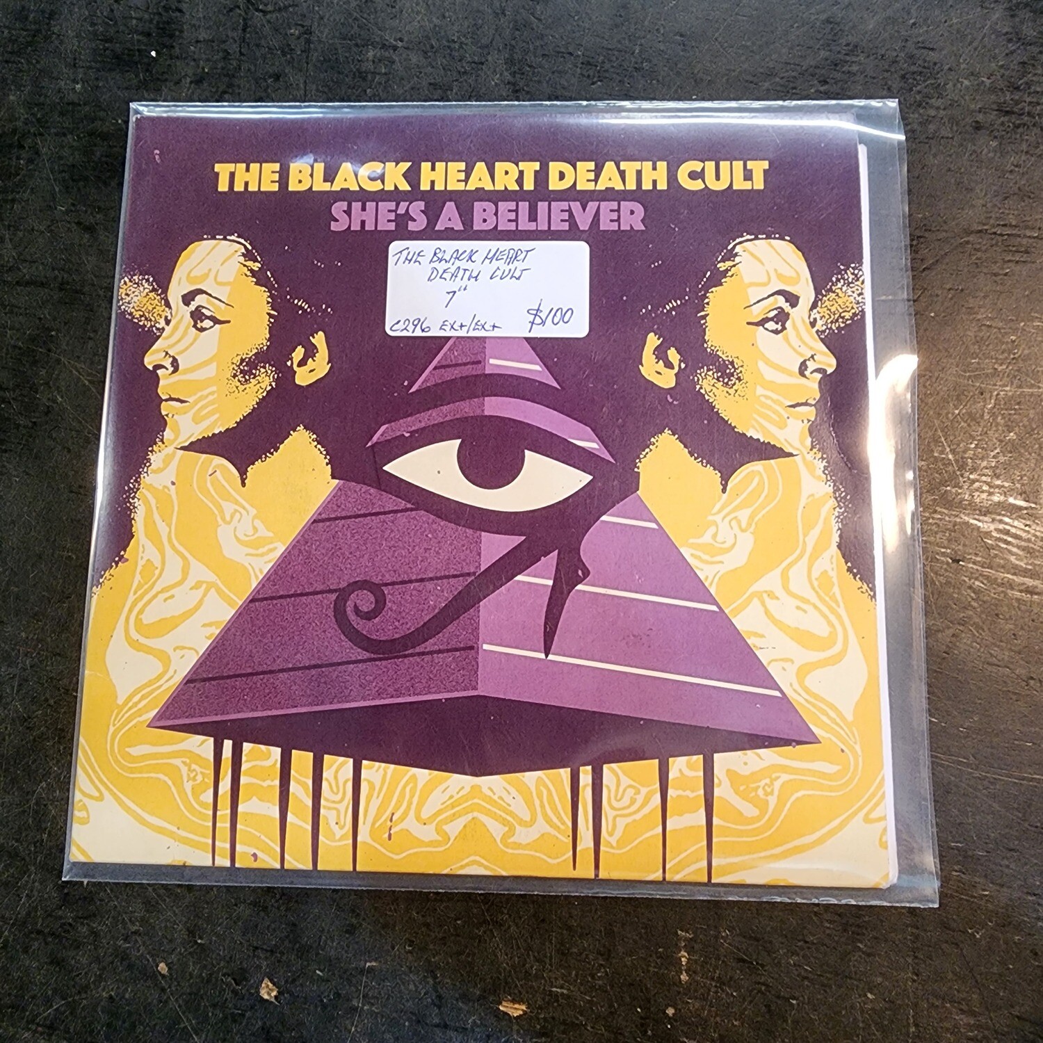THE BLACK HEART DEATH CULT  SHE'S A BELIEVER 7"SINGLE