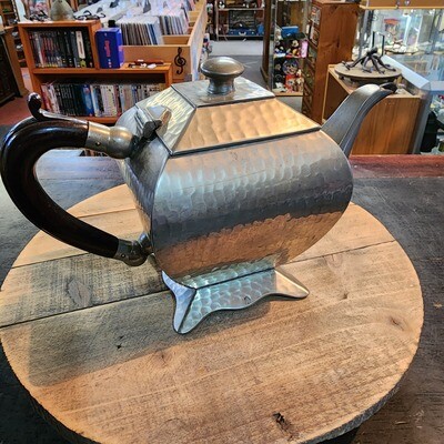 ENGLISH SHEFFIELD RELIABLE PEWTER TEAPOT