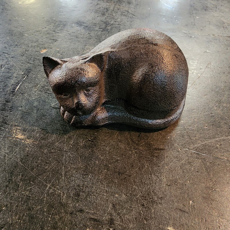 CAST IRON CAT KEY HIDER