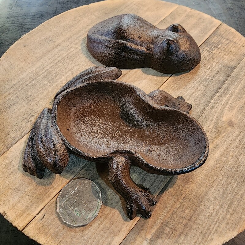 FROG CAST IRON KEY HIDER