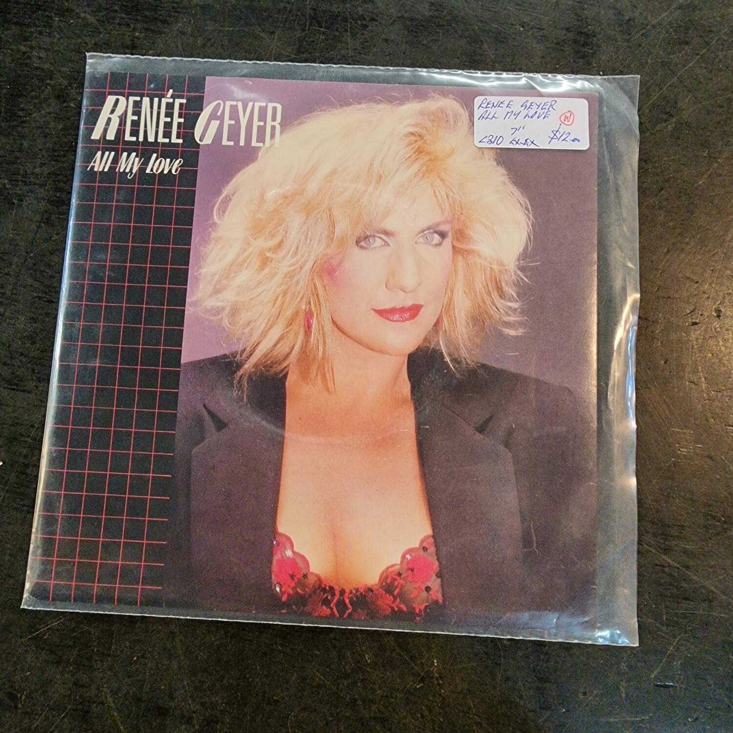 RENEE GEYER ALL MY LOVE 7"SINGLE