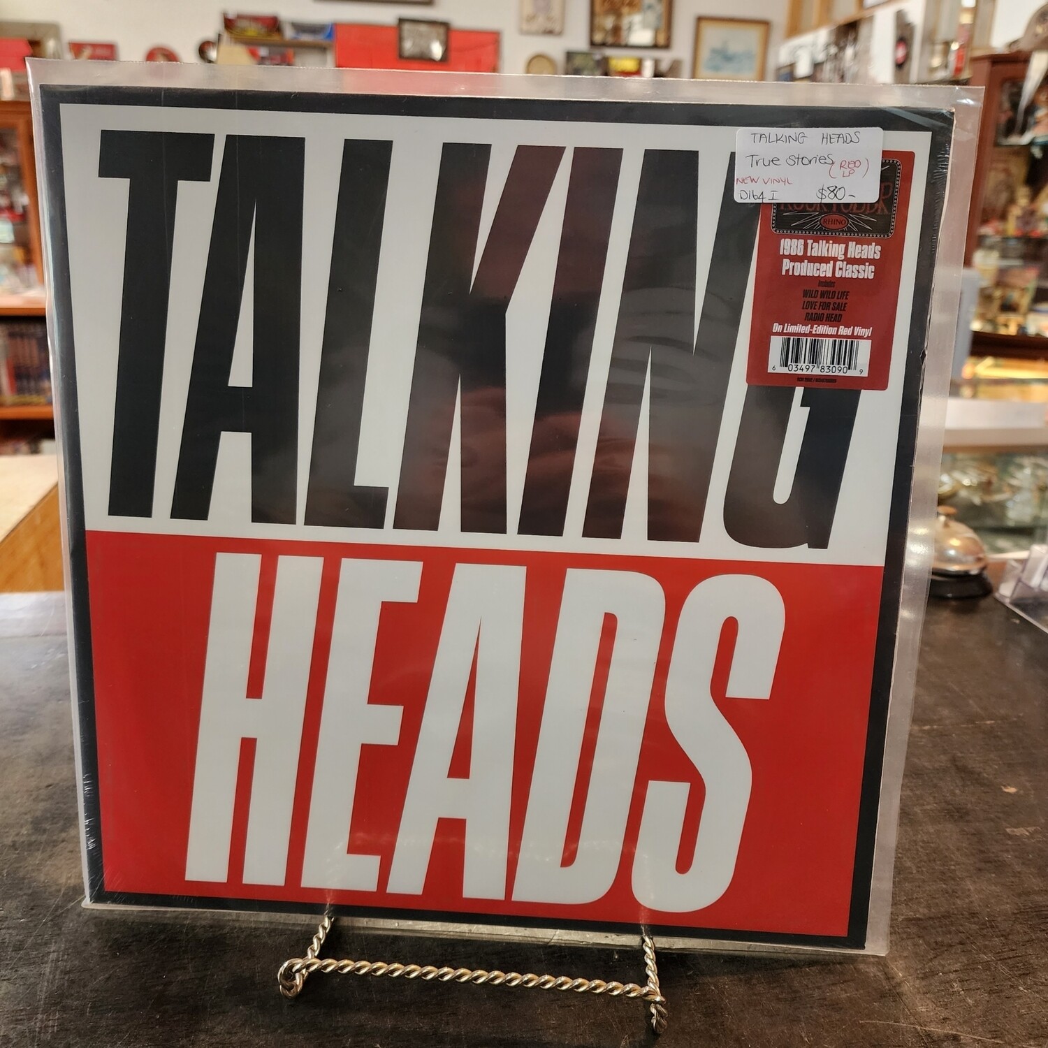 TALKING HEADS TRUE STORIES NEW RED VINYL