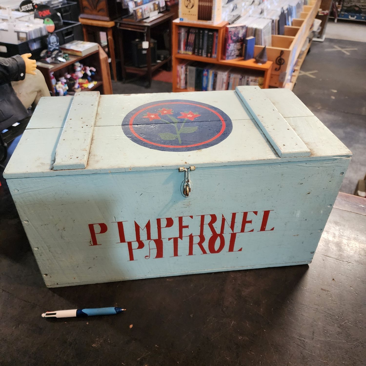 GIRL GUIDES PIMPERNEL PATROL STORAGE BOX