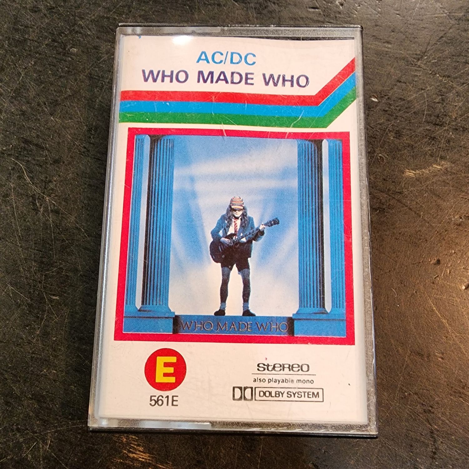 ACDC  WHO MADE WHO CASSETTE