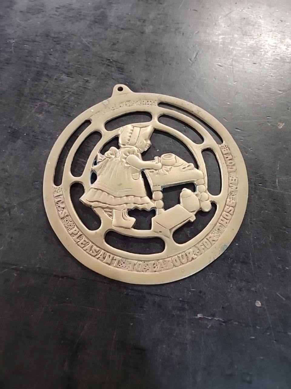 BRASS PLAQUE