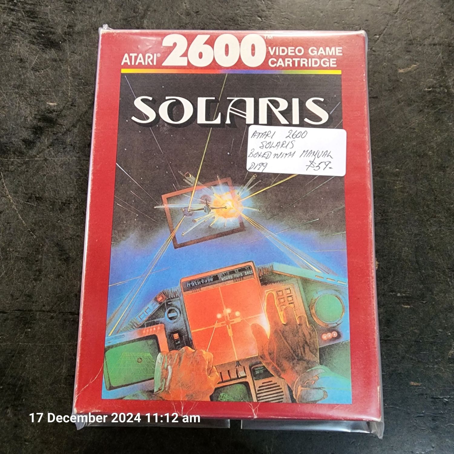 ATARI 2600 SOLARIS BOXED