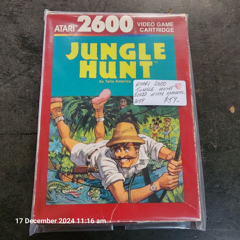 ATARI 2600 JUNGLE HUNT BOXED