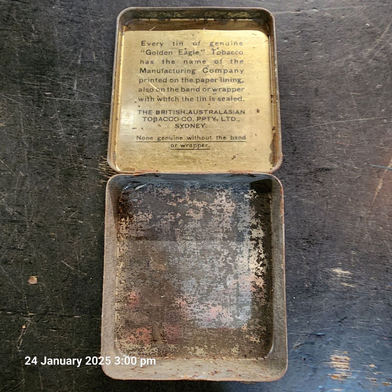 golden eagle tobacco tin GOLDEN EAGLE TOBACCO TIN golden eagle tobacco tin GOLDEN EAGLE TOBACCO TIN