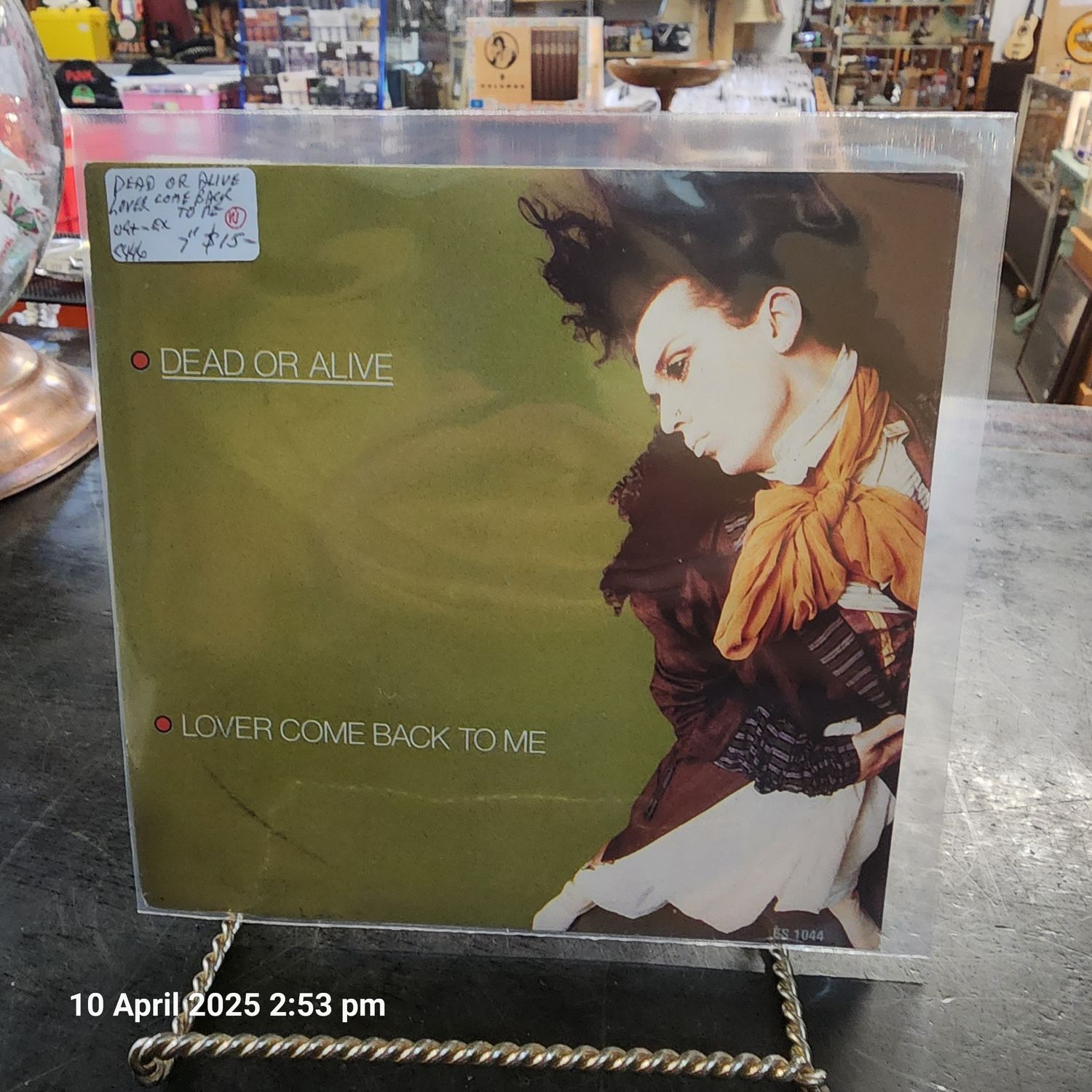 DEAD OR ALIVE LOVER COME BACK TO ME 7" SINGLE