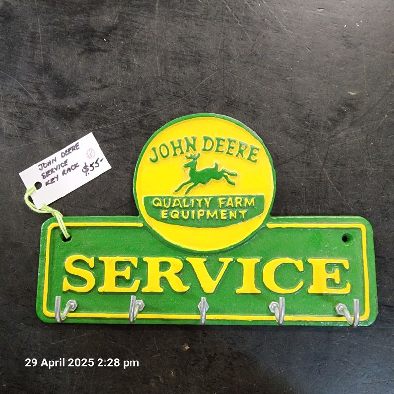 JOHN DEERE SERVICE CAST IRON KEY RACK