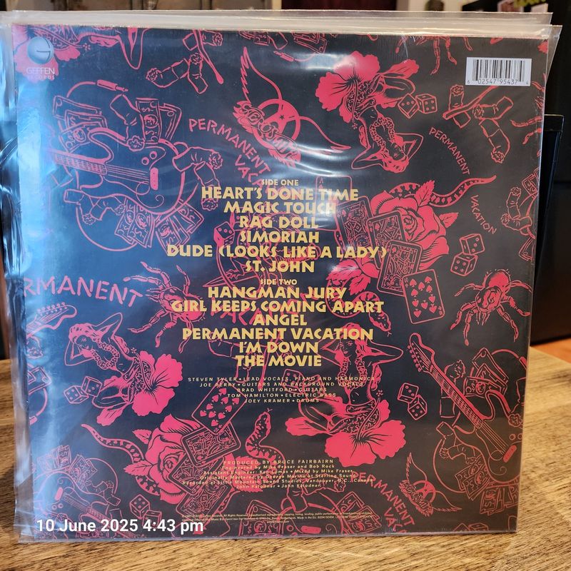 AEROSMITH  PERMANENT VACATION  NEW