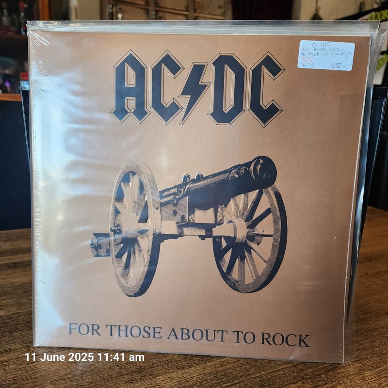 ACDC  FOR THOSE ABOUT TO ROCK WE SALUTE YOU  NEW