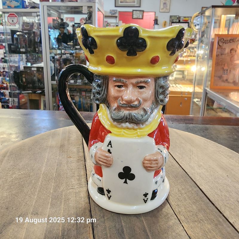 ROYAL DOULTON KING & QUEEN OF CLUBS TOBY JUG