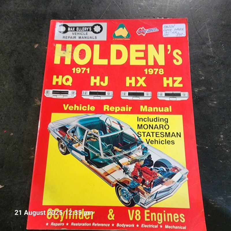 HOLDEN REPAIR MANUAL