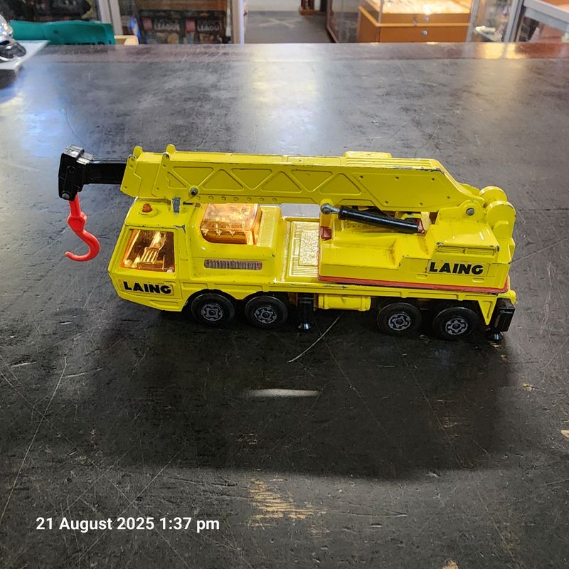 MATCHBOX SUPERKINGS 1974 HERCULES MOBILE CRANE