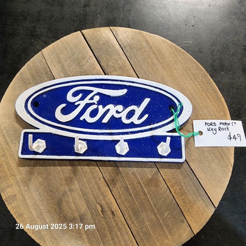 FORD CAST IRON KEY HOLDER SIGN