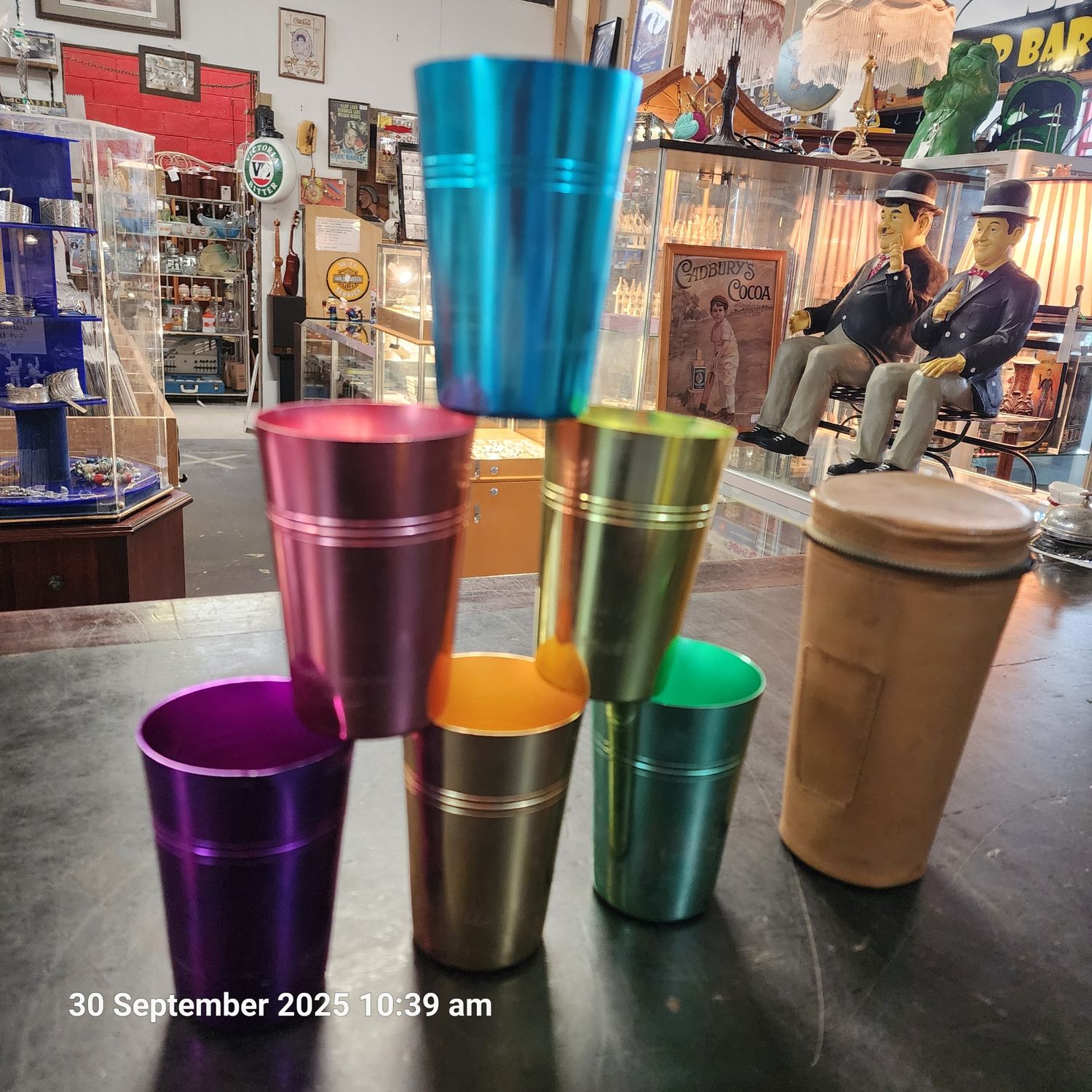 ANODISED TRAVEL CUP SET