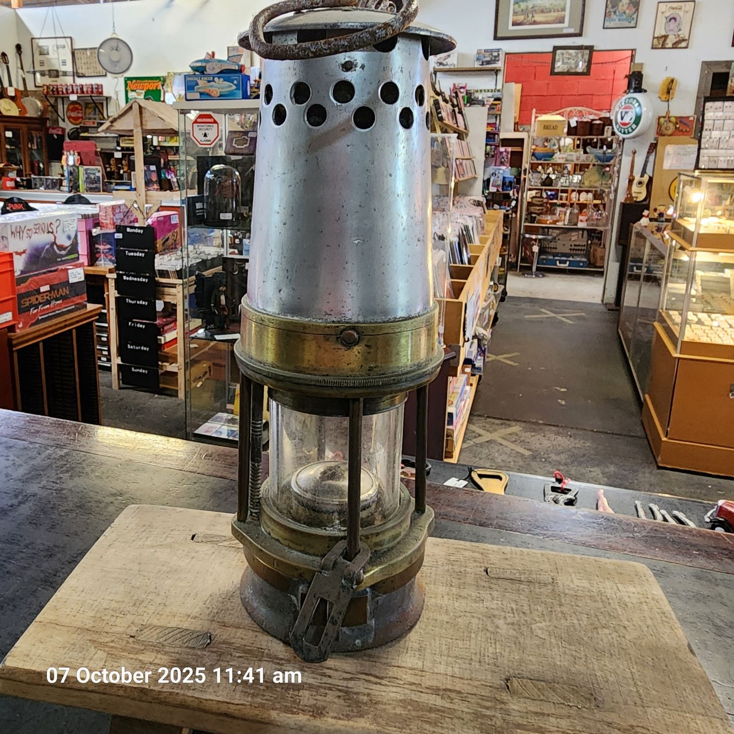 JOHN DAVIS & SON COAL MINING LAMP