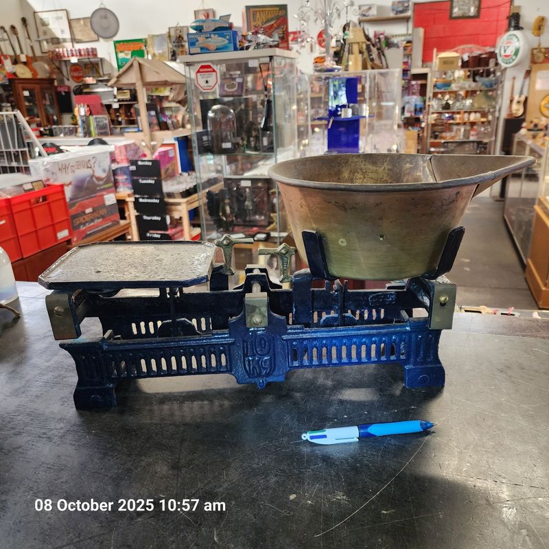 Antique hardware store scales