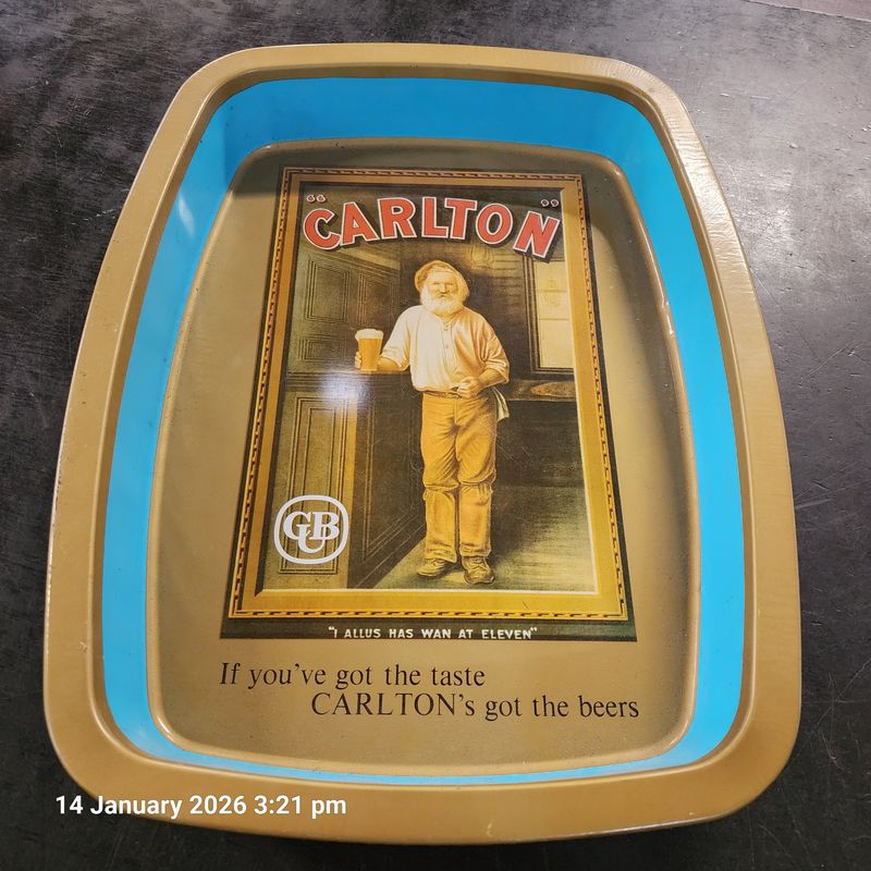 Carlton United Breweries beer tray