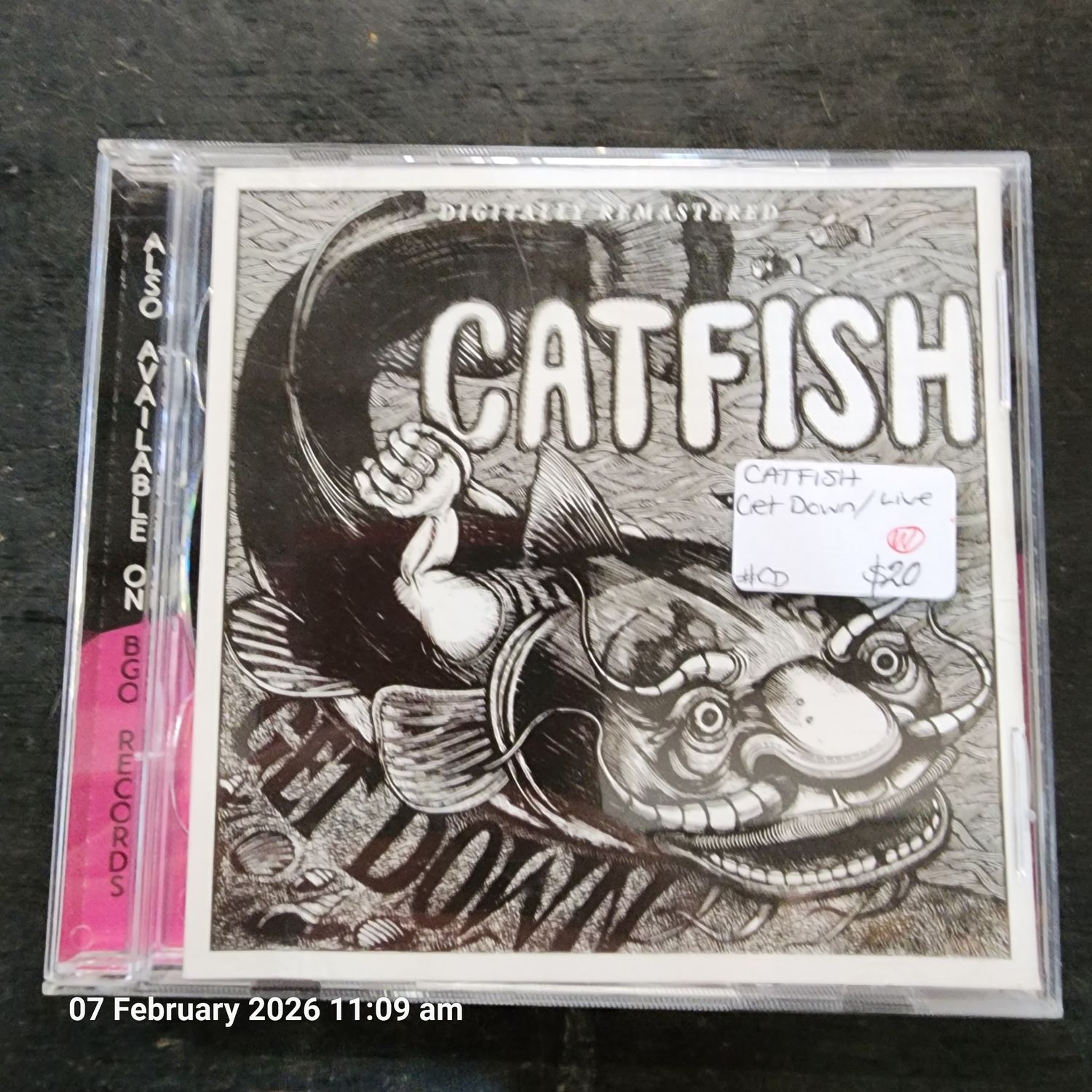 CATFISH GET DOWN/LIVE CATFISH  2CD