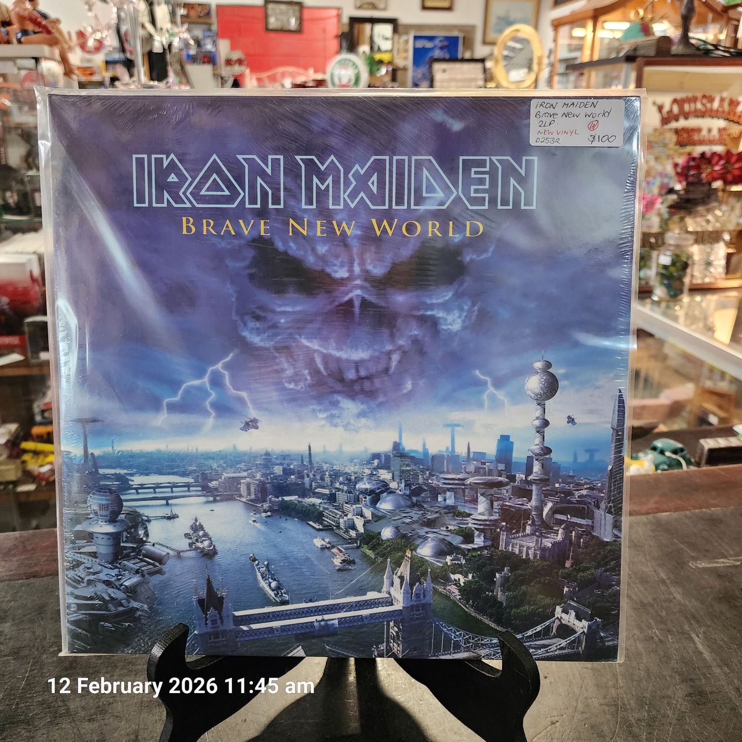 IRON MAIDEN BRAVE NEW WORLD 2LP IRON MAIDEN BRAVE NEW WORLD 2LP