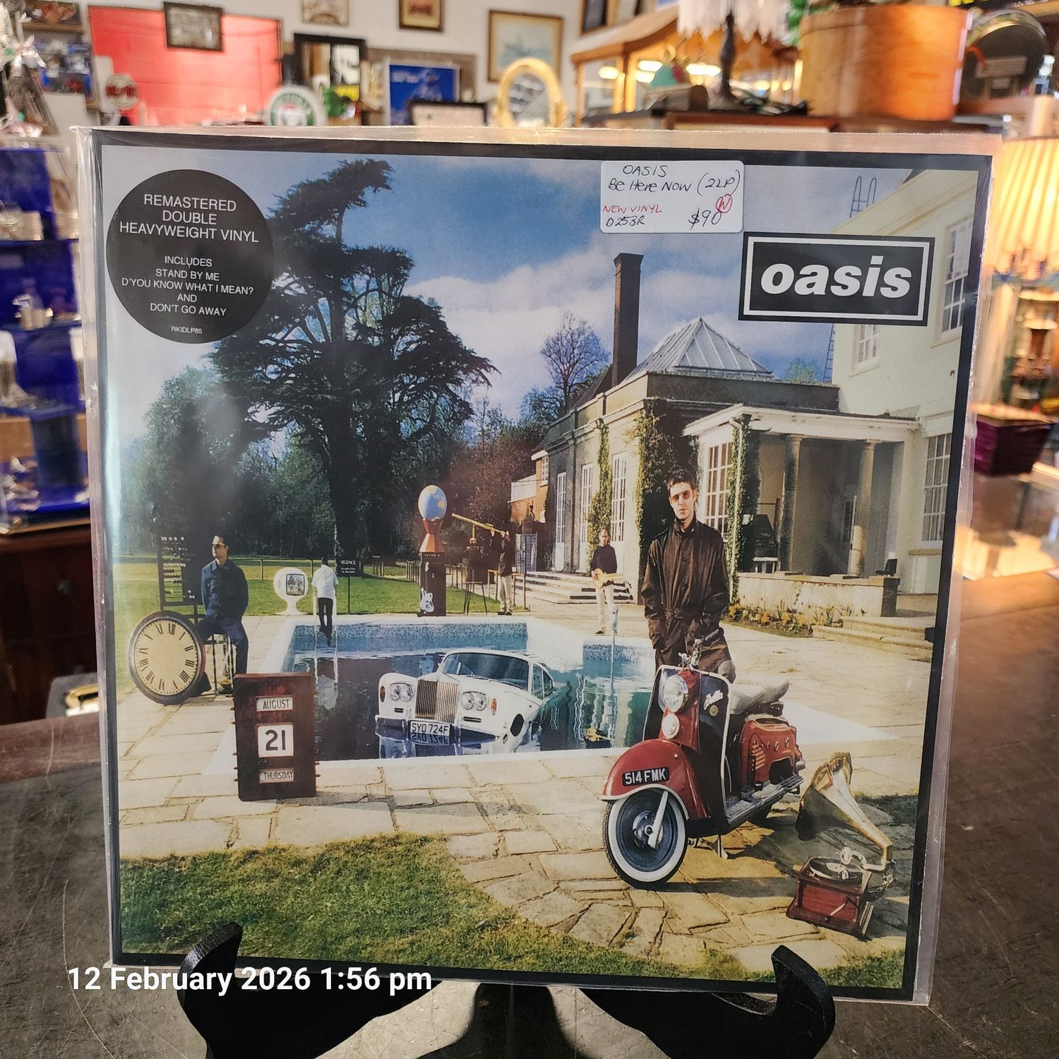 OASIS  BE HERE NOW 2LP