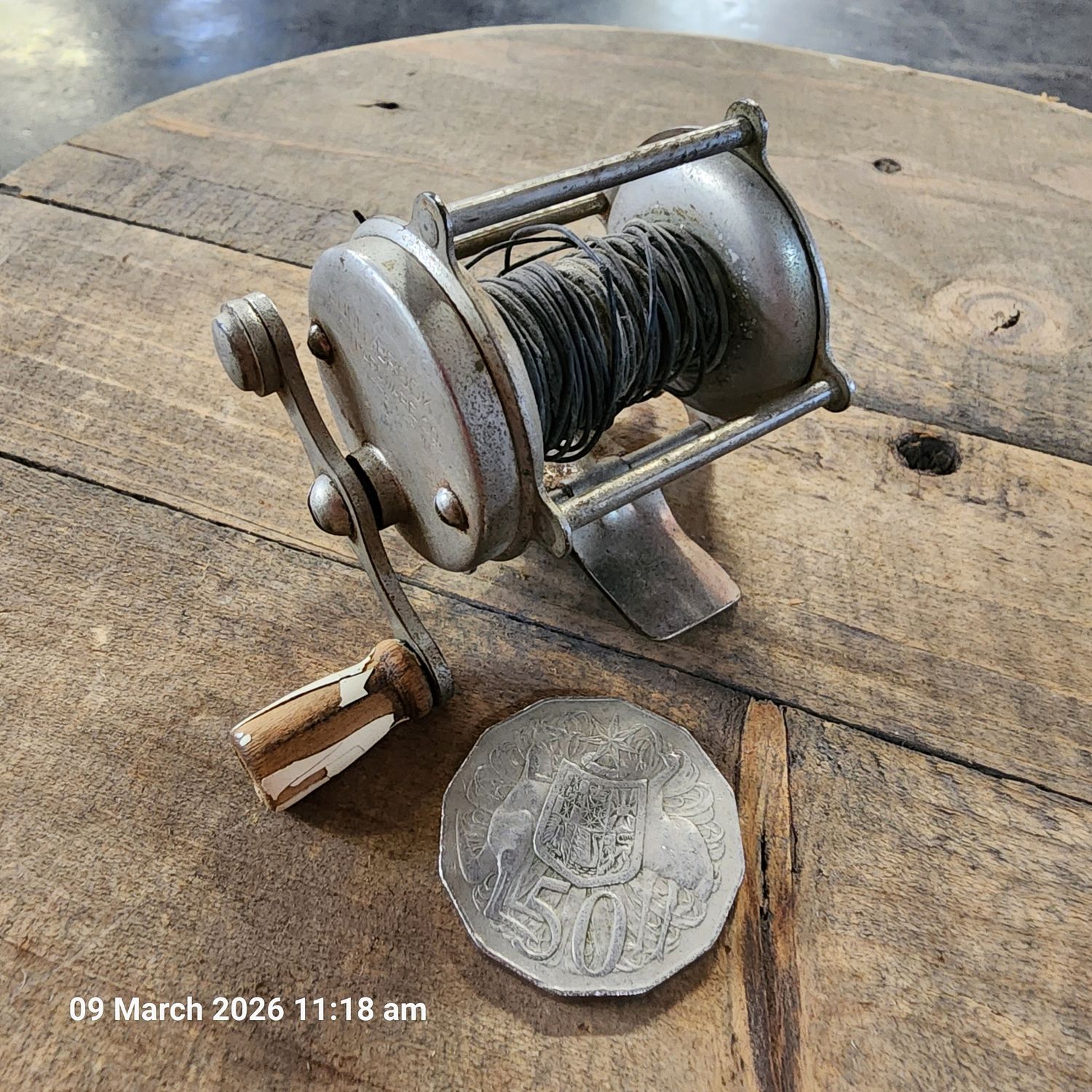 Vintage Sunnybrook Union Hardware Co U.S.A.Small Fishing Reel