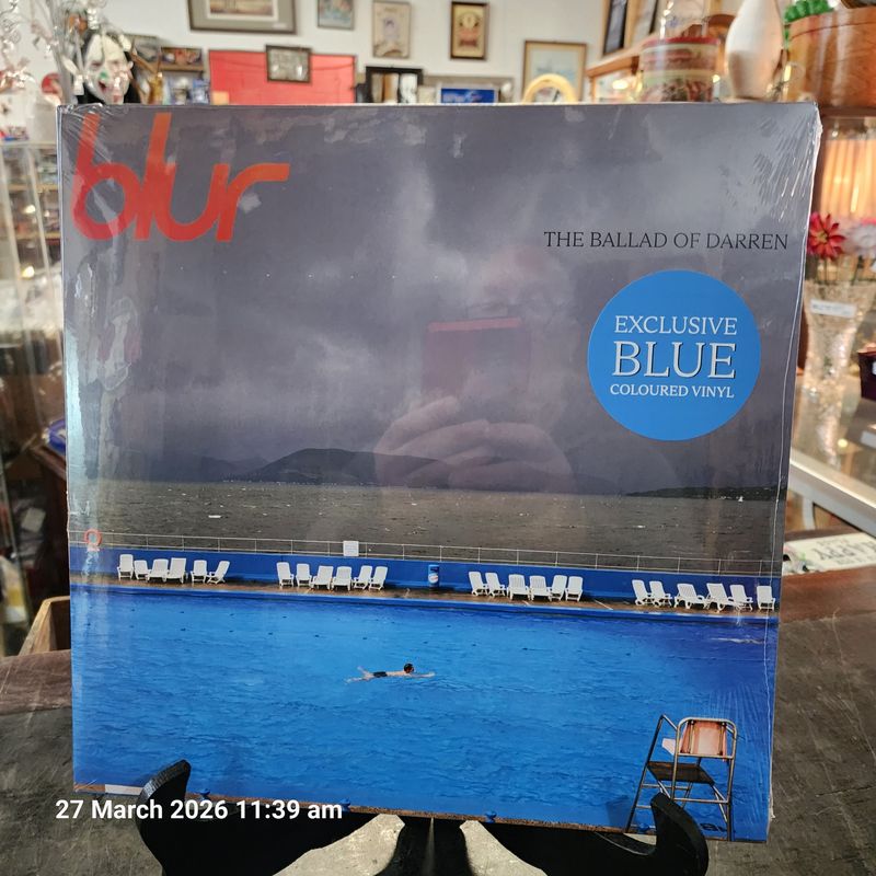 BLUR  THE BALLAD OF DARREN  NEW BLUE VINYL