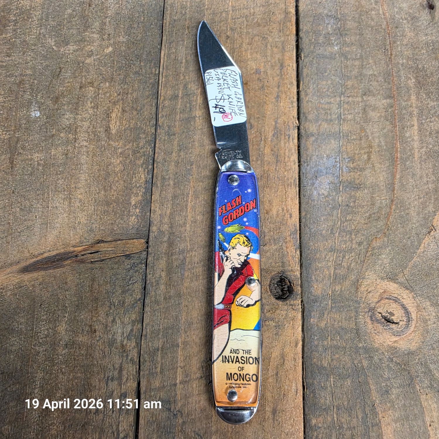 FLASH GORDON U.S.A POCKET KNIFE FLASH GORDON U.S.A POCKET KNIFE