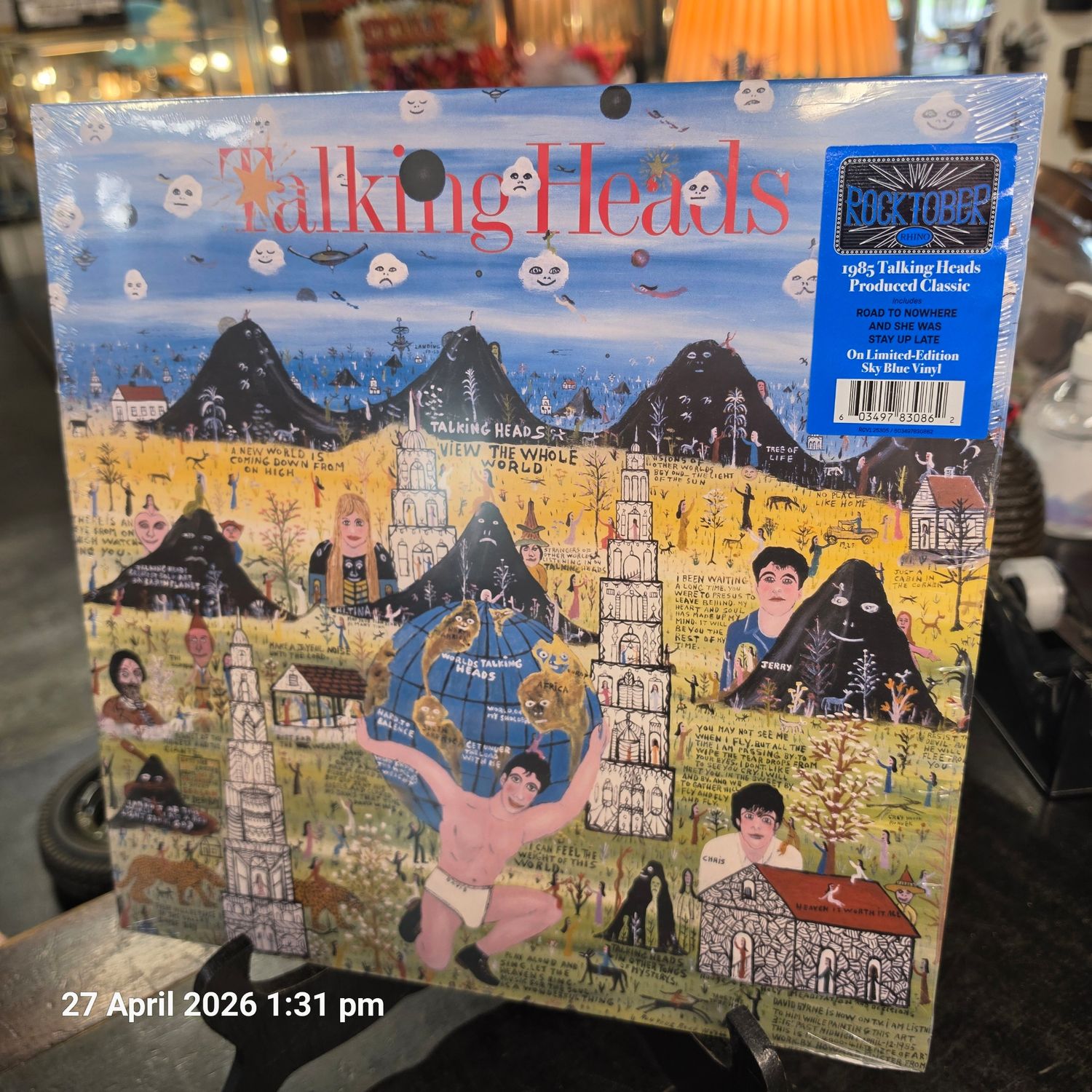 TALKING HEADS LITTLE CREATURES NEW BLUE VINYL
