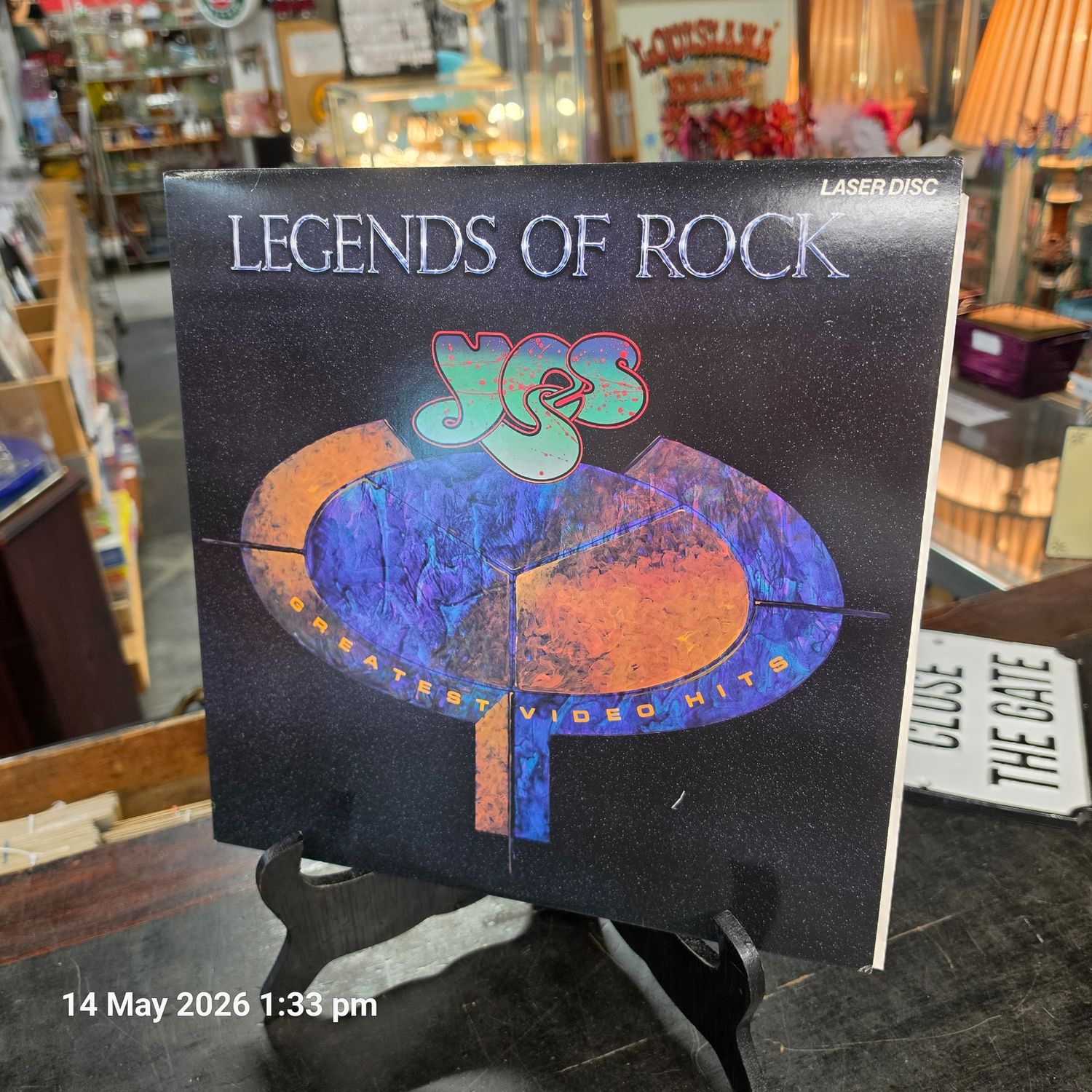 YES  LEGENDS OF ROCK GREATEST VIDEO HITS LASERDISK