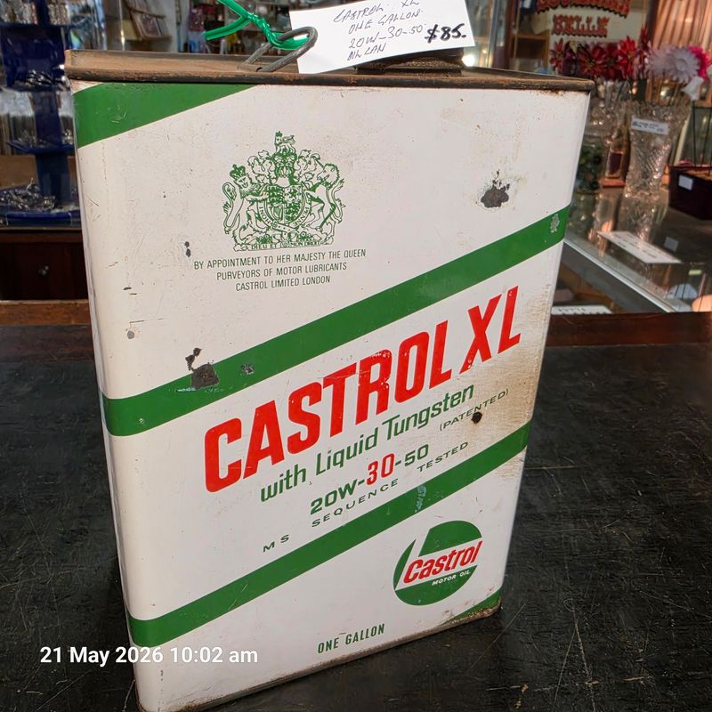 CASTROL XL 20W-30-50 OIL CAN ONE GALLON