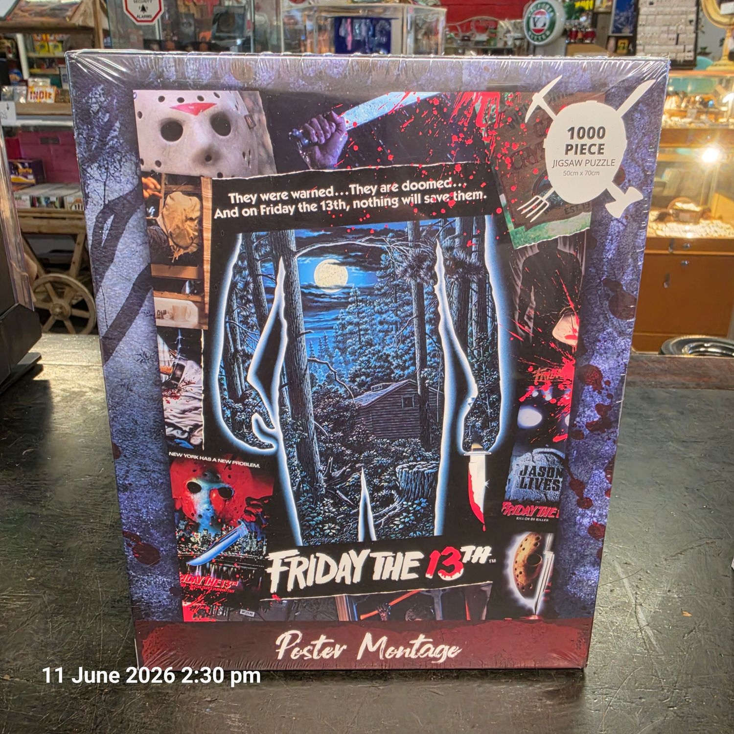 FRIDAY THE 13TH 1000 PIECE JIGSAW PUZZLE NEW