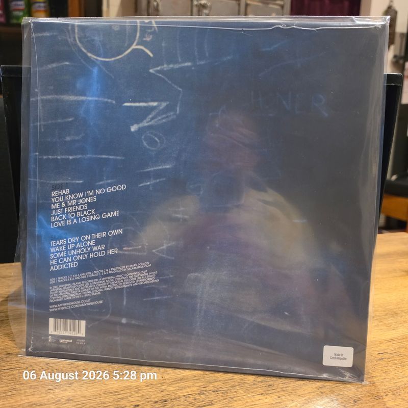 AMY WINEHOUSE BACK TO BLACK NEW VINYL