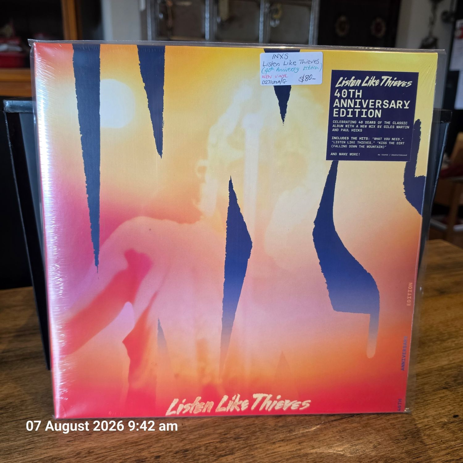 INXS LISTEN LIKE THIEVES NEW VINYL INXS LISTEN LIKE THIEVES NEW VINYL