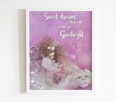 Fairy Print Download/ Fantasy Artwork / Wall Decor / Printable Poster / Fairy Nursery Print / Girls Fairy Print/ Fairy Art Print /