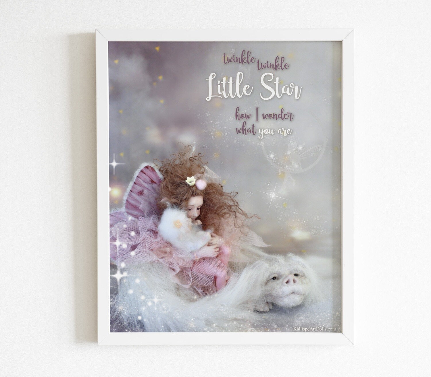 Fairy Print Download/ Fantasy Artwork / Wall Decor / Printable Poster / Fairy Nursery Print / Girls Fairy Print/ Fairy Art Print /