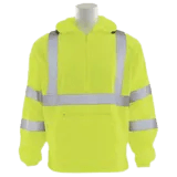 Windbreaker with Hood - Yellow/Lime