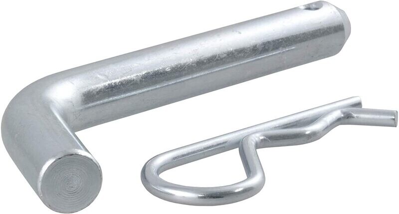 Trailer Hitch Pin & Clip, 5/8-Inch Diameter, Fits 2-Inch Receiver