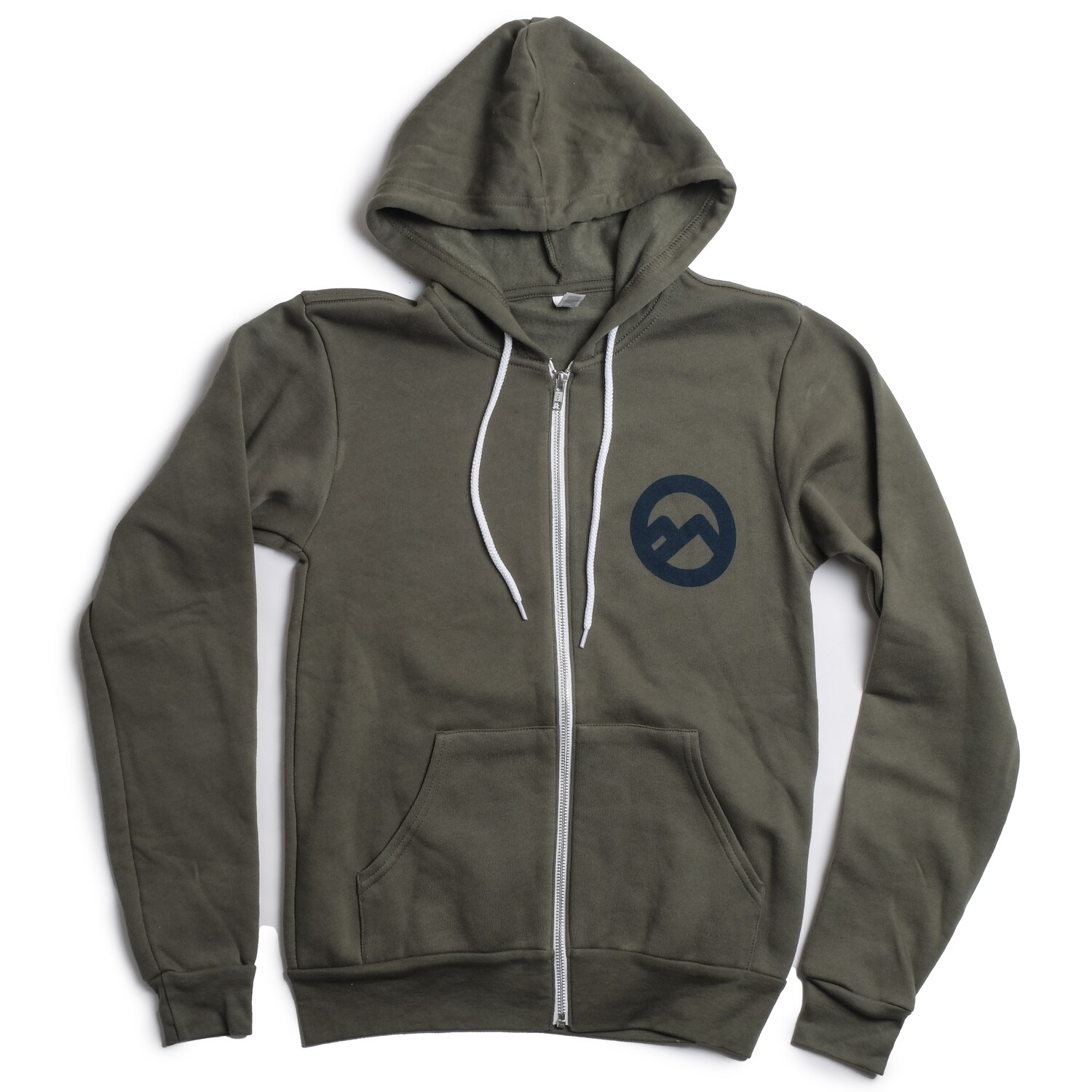 Nomad Zip Flag Hoodie - FtgGrn Nomad Zip Flag Hoodie - FtgGrn