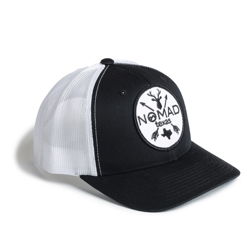 Nomad White Mesh Hat - White Patch