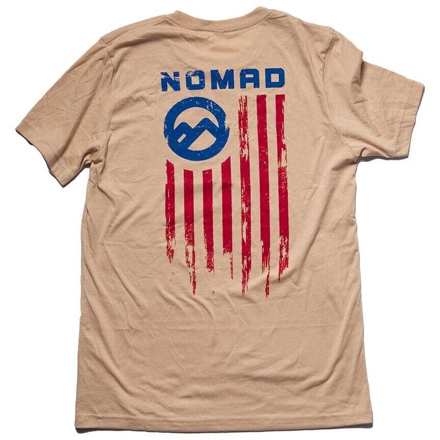 Nomad SS Distressed Flag - Sand