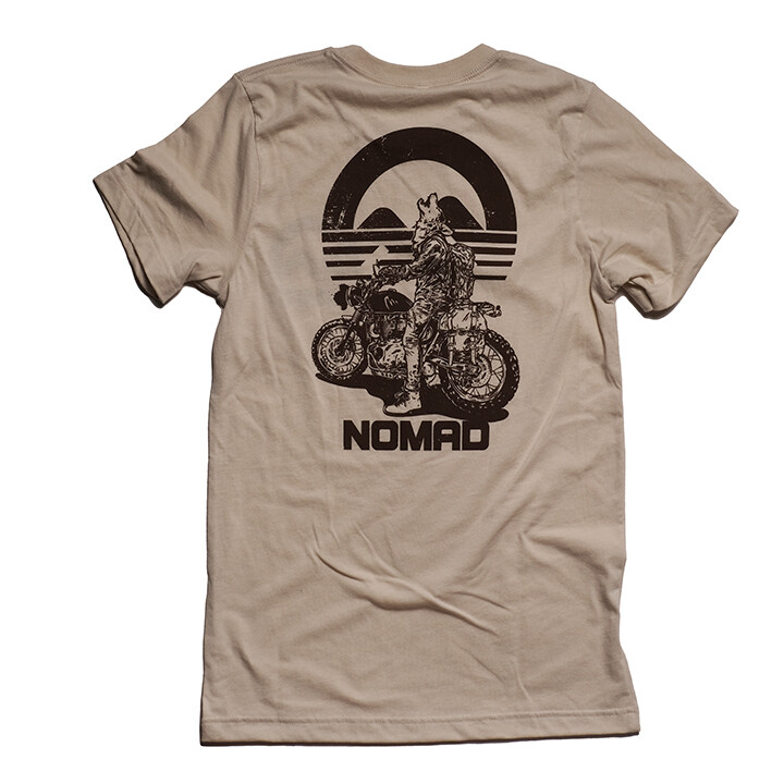Nomad 80&#39;s Logo T-Shirt - Tan/Brown