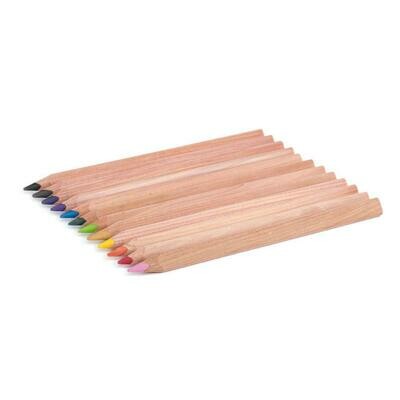Yorik Coloured Pencils Triangular - ass. 12 colours Yorik Coloured Pencils Triangular - ass. 12 colours