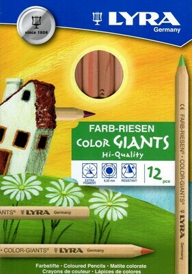Lyra Color Giants Unl.- ass. 12 colours cardb. box Lyra Color Giants Unl.- ass. 12 colours cardb. box