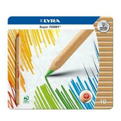 Lyra Superferby Unlacquered - Assortment 18 col. Lyra Superferby Unlacquered - Assortment 18 col.